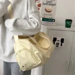 Large Crossbody Travel Tote Bags for Women 2024 Canvas Shoulder Messenger Bag Sports Yoga Satchels Fashion Woman Handbag - Image 10