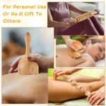 Wood Massage Tools Wooden Therapy Tools Massage Roller Lymphatic Drainage Health Care for Leg Back Arm Body Muscle Pain Relief - Image 3