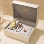 OLEVS Original Brand Elegant Women's Watches Waterproof Luminous Quartz Watch for Lady Necklace Bracelet Gift Box Set Calendar - Image 15