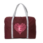 Travel Bag Luggage Handbags Large Capacity Organizers Foldable Clothes Storage Wine Red Duffle Carry Bags Love Letter Series - Image 30