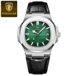 POEDAGAR Luxury Man Wristwatch Business Stainless Steel Quartz Men Watch Waterproof Luminous Date Square Men's Watches Clock+Box - Image 18