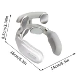 Neck Massage Machine 4 Head And Neck Protection Heating Machines Breathing Light Vibration Hot Compress Cervical Spine Machine - Image 6