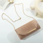 Fashion Elegant Clutch Bag New 2023 Hot Selling Chain Dinner Bag Bride Bridesmaid Lady Handbag Factory Outlet - Image 4