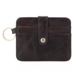 Mini Card	Holder Wallet for Men RFID Cardholder	with Zipper Women's Genuine Leather Purses High Quality Money Bag Gifts - Image 7