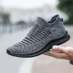 Men Shoes Breathable Men's Sneakers Comfortable Running Shoes Tenis Outdoor Slip On Walking Sneakers Sock Jogging Shoes - Image 8