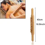 Wood Massage Tools Wooden Therapy Tools Massage Roller Lymphatic Drainage Health Care for Leg Back Arm Body Muscle Pain Relief - Image 14