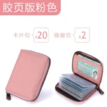 20 Detents Cards Holders PU Business Bank Credit Bus ID Card Holder Cover Coin Pouch Anti Demagnetization Wallets Bag Organizer - Image 9