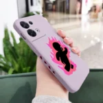 Pink Figure Phone Case For OPPO Reno 10 8 8T 8Z 7 7Z 6 5 Pro 4G 5G F19 F9 Pro Plus Liquid Silicone Cover - Image 11