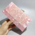Patchwork Fashion Acrylic Shoulder Bag Crossbody Chain Clutch Evening Summer Mobile Phone Black Purse Female Bags Party Small - Image 13