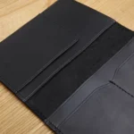 LANSPACE men's leather passport cover handmade coin purses holders famous brand passport case - Image 3