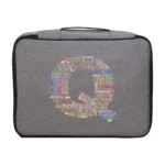 Men Briefcase Handbag Outdoor Travel Credentials Luggage Storage Bag Women Waterproof Text Letter Print Documents Organizer Case - Image 20
