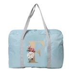 Gold Lettern Series Travel Bag Unisex Large Capacity Organizers Foldable Luggage Handbags Clothes Storage Duffle Carry on Bags - Image 27