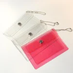 Fashion Transparent Waterproof Pvc Women Card Case Business Card Holder Men Credit Card Bag Id Card Mini Wallet Girls Coin Purse - Image 3