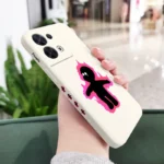 Pink Figure Phone Case For OPPO Reno 10 8 8T 8Z 7 7Z 6 5 Pro 4G 5G F19 F9 Pro Plus Liquid Silicone Cover - Image 8