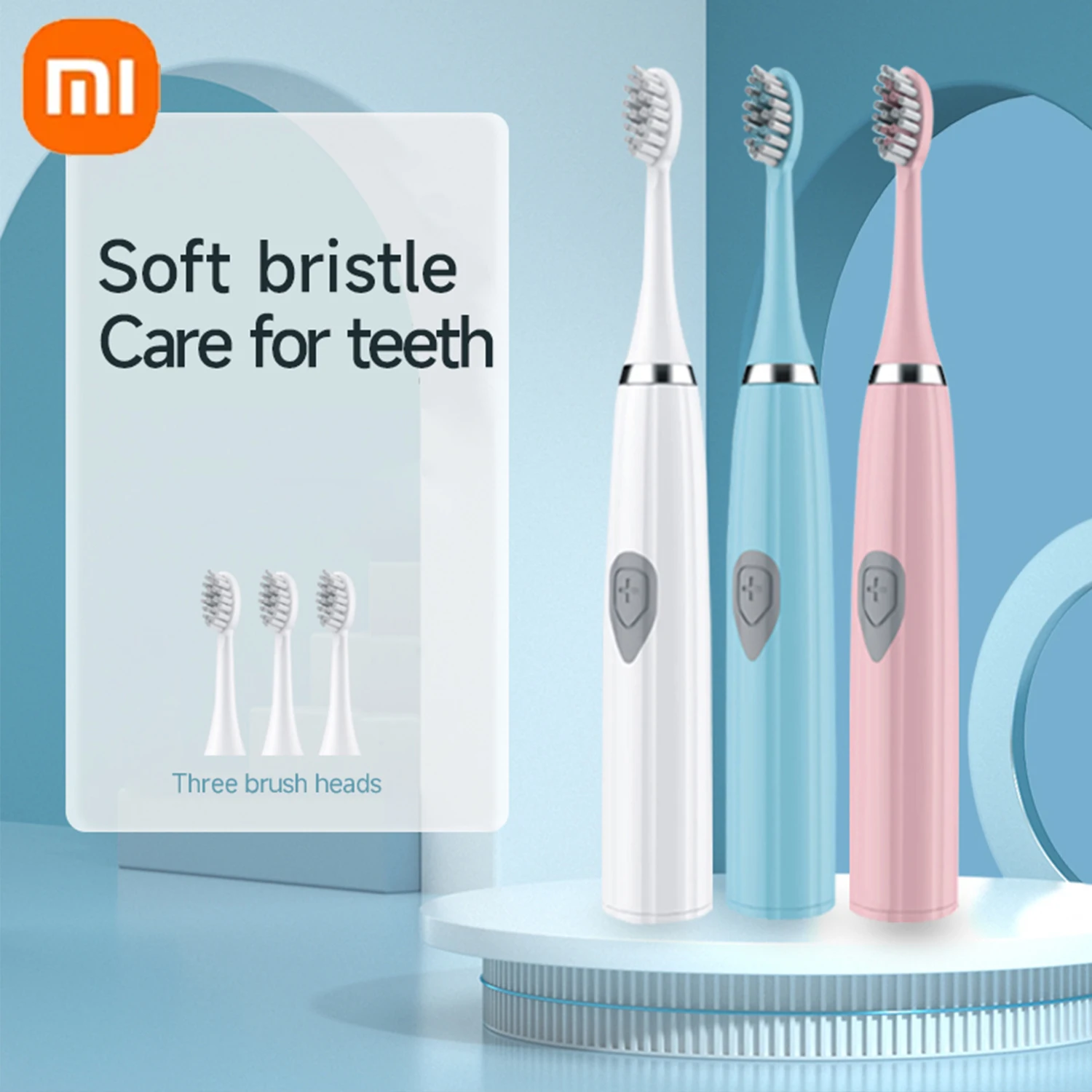 Sb5fde73ae5ab41aba8438aa6a8fb8425d.webp Xiaomi New Electric Toothbrush for Adults Teeth Cleaner Soft DuPont Bristle Portable Battery Endurance IPX6 Waterproof Oral Care - Image 1