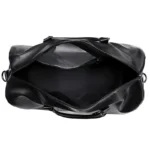 Retro New Short Trip Bag Large Capacity Sports Motorcycle Training Pu Waterproof Leisure Fitness Bag - Image 6