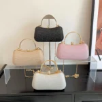 Elegant Glitter Evening Banquet Bag Rhinestone Box Shoulder Bag Crossbody Bag Ladies Clutch Bag Birthday party bag free shipping - Image 2