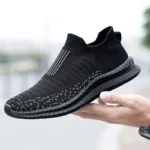 Men Shoes Breathable Men's Sneakers Comfortable Running Shoes Tenis Outdoor Slip On Walking Sneakers Sock Jogging Shoes - Image 7