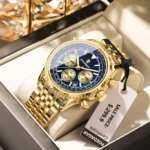 POEDAGAR Luxury Military Men Watch Waterproof Luminous Date Chronograph Man Watch Business Stainless Steel Men's Quartz Watches - Image 12