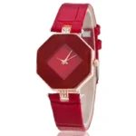 Small Rhombus Leather Ladies Watch Women Wrist Decoration Watches Diamond Gold Clock Saat Relogio Feminino Bayan Kol Saati - Image 11