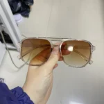 2024 Outdoor Ocean Slice Double Beam Sunglasses New Retro Jelly Color Women Square Sunglasses UV400 Eye Protection Goggles - Image 7