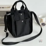Women Crossbody Bags Canvas Solid Color Casual Tote Bag Messenger Bag Shoulder Bag Brand Designer Simplicity Girl's Shoulder Bag - Image 11