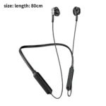 Magnetic Suction Neckband Headphones Waterptoof Neck-mounted Wireless Bluetooth Earphones Mega Bass with Mic Sports Headsets - Image 6