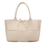 Large Weave Tote Bags For Women Large Capacity Designer Luxury 2024 New Trendy Shopping Korean Version Handbag Retro Travel - Image 5
