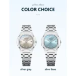 GOOBASEN Women's Watch Elegant Small Original Quartz Watch for Ladies Luminous Date Waterproof Stainless Steel Wristwatch Fashio - Image 6
