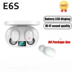 TWS E6S Wireless Earbuds Bluetooth Headphones Wireless Bluetooth Earphones  Noise Cancelling Earphones with Mic - Image 7