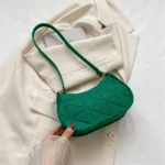 Fashion Women Shoulder Bag Mini Handbags Luxury Felt Flap Underarm Bags Female Large Capacity Casual Crossobdy Clutch - Image 7