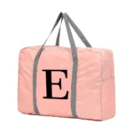 Travel Carry Bag Foldable Luggage Handbags Clothes Organizer 2024 Black Letter Pattern Series Women Weekend Travel Duffle Bag - Image 31