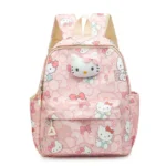 Sanrio Hello Kitty Kuromi Cinnamoroll New Fashion Children's School Bag Cute Large Capacity Kids Backpack College Bag - Image 5