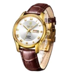 ROCOS Man retro fashion trend brand automatic mechanical watch men's watch waterproof belt Business Men's Watches - Image 4
