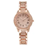 Fashion Women Luxury Diamond Watches Bracelet Ladies Quartz Watch Rose Gold Womens Wristwatch Shiny Crystal Reloj Mujer Boxless - Image 9
