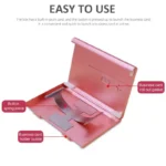 Metal Business Card Holder Hand Push Card Case Bank Card Membership Package Ultra Thin Packaging Box Organizer - Image 4