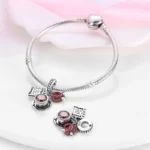 Dessert Afternoon Tea Series 925 Silver Coffee Cake Pizza Fries Sweet Charms Beads 3mm DIY Fine Jewelry Making - Image 5