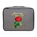 Handbags Documents Luggage Organizer Men Outdoor Travel Credentials Storage Bag Women Golden Flower Print Waterproof Briefcase - Image 9