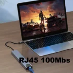 8 in 1 TYPE-C PC Tablet Phone Laptop TO HDMI RJ45 USB 2.0/3.0 SD TF Card Reader PD 100W Charger HUB Adapter Cable - Image 5