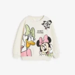 Girls Spring Autumn Clothes Minnie Full Print Sweatshirt+Pants 2pcs Casual Sports New Kids Cartoon Fashion Long Sleeve Suits - Image 5