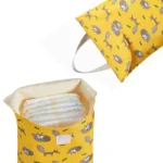 Multifunctional Baby Diaper Caddy Organizer Reusable Waterproof Fashion Prints Wet/Dry Bag Mummy Storage Bag Travel Nappy Bag - Image 3