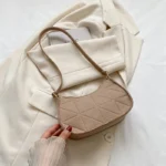 Fashion Women Shoulder Bag Mini Handbags Luxury Felt Flap Underarm Bags Female Large Capacity Casual Crossobdy Clutch - Image 6