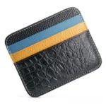 Retro First Layer Genuine Leather Card Bag with 7 Card Slot Super Thin 100% Real Leather Bank Card Holder Coin Purse Sort Wallet - Image 2