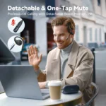 Wireless Headphones Bluetooth 5.3 Air Conduction Earphones With Boom Mic Dual Connect Open-ear Earbuds HyperBass Sports Headset - Image 3