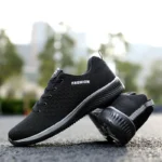 2025 Men Running Walking Knit Shoes Fashion Casual Sneakers Breathable Sport Athletic Gym Lightweight Men Sneakers Casual Shoes - Image 8