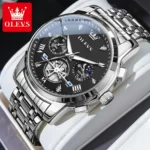 OLEVS Top Luxury Brand Quartz Couple Watch Waterproof Watch Lover Gift Nightglow Classic Date Week Clock His or Her Set Watch - Image 14