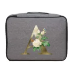 Handbags Documents Luggage Organizer Men Outdoor Travel Credentials Storage Bag Women Golden Flower Print Waterproof Briefcase - Image 32