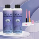 60ML/120ML/200ML Diamond Painting Sealer with 3 Pcs Brushes Diamond Painting Glue Permanent Hold & Shine Effect Sealer Puzzle - Image 3