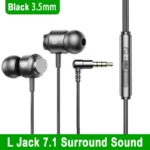 For Galaxy 90° Jack Wired Gaming Headset HiFi Surround Sound With Mic 3.5mm Type C Music Headphones For Samsung S24 23 iPhone 15 - Image 7
