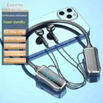 NEWMSNR Long Endurance LED Bluetooth Earphones HiFi Sound Earbuds Wireless Headphone Sports Gamer Neckband Neck-hanging Headsets - Image 2